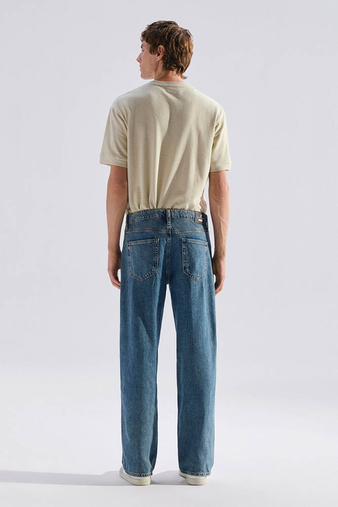 Erkek Orson Street Jean Pantolon 0019402-A3348 Mavi 