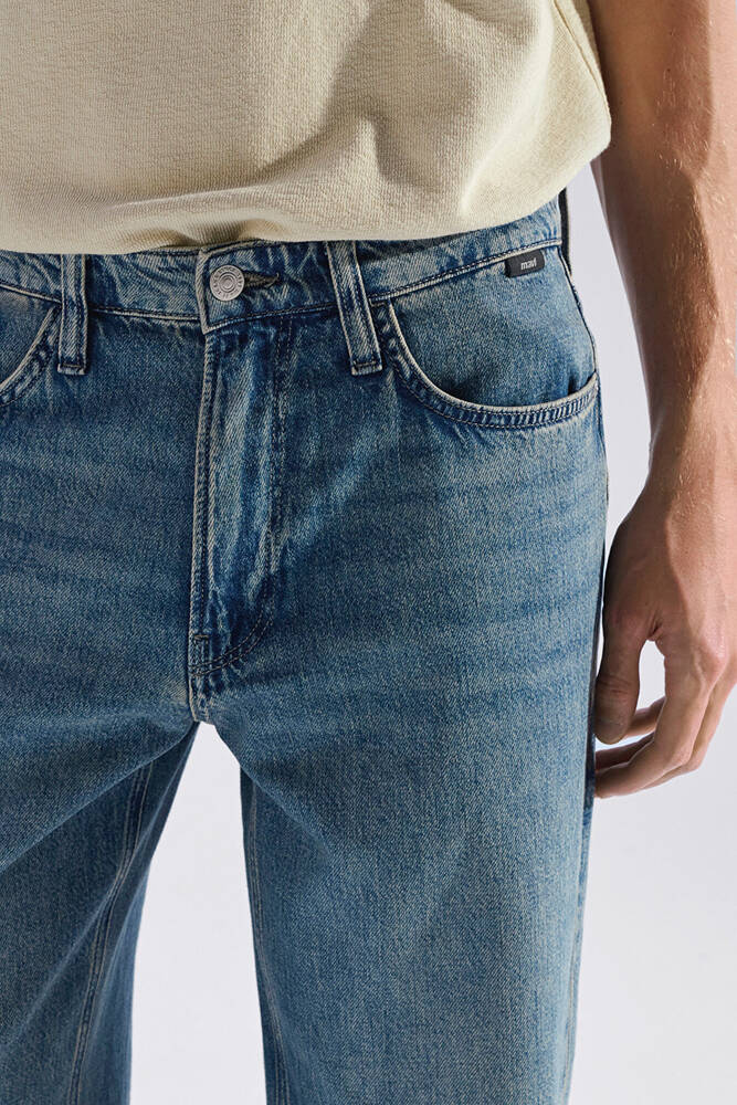 Erkek Orson Street Jean Pantolon 0019402-A3348 Mavi 
