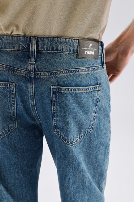Erkek Orson Street Jean Pantolon 0019402-A3348 Mavi - Thumbnail