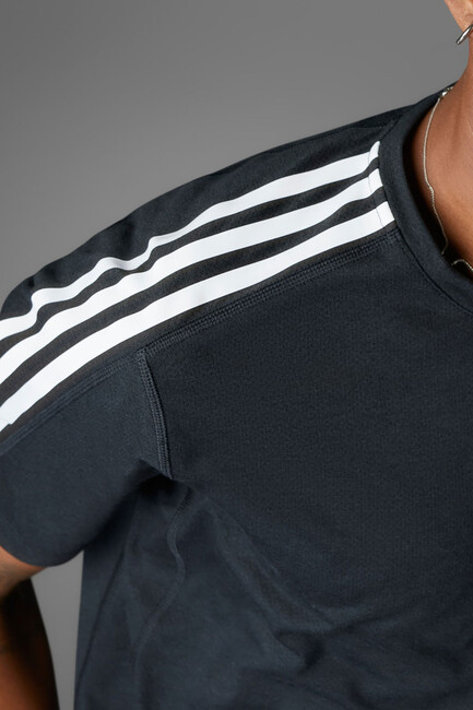 Erkek OTR 3S Tişört IQ3834 Siyah - Thumbnail