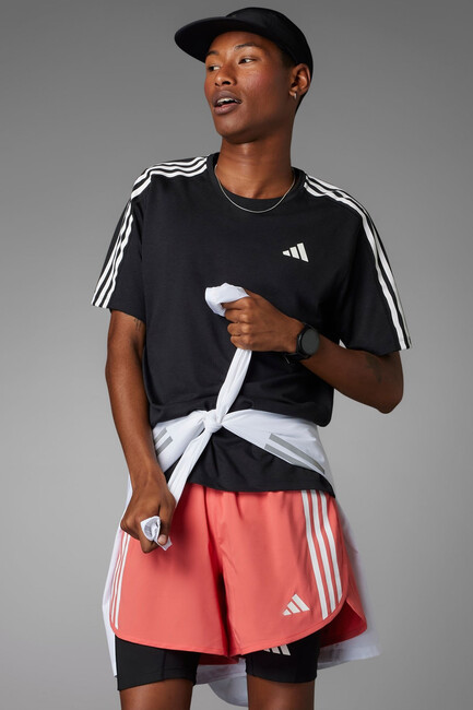 Erkek OTR 3S Tişört IQ3834 Siyah - Thumbnail