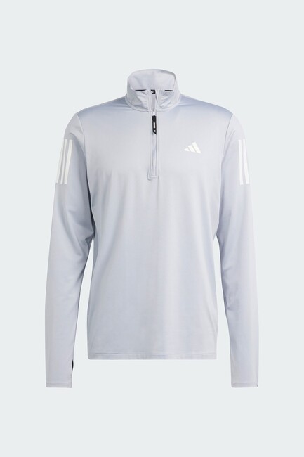 Erkek OTR Yarım Fermuarlı Sweat IN1491 Gri - Thumbnail