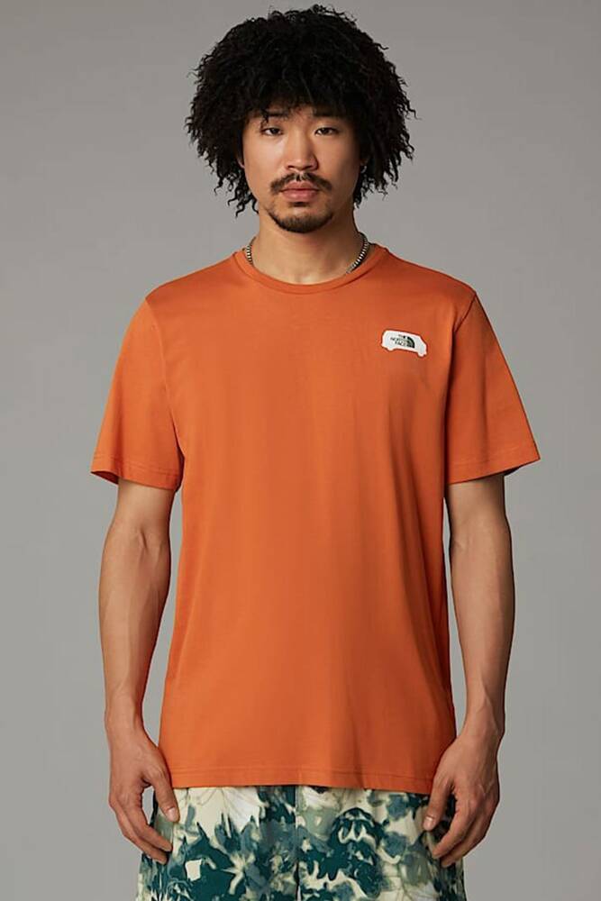Erkek Outdoor Graphıc Tişört NF0A8C1Z6IG1 Turuncu 