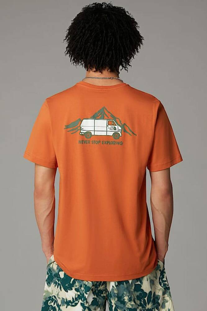 Erkek Outdoor Graphıc Tişört NF0A8C1Z6IG1 Turuncu 
