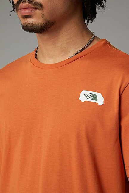 Erkek Outdoor Graphıc Tişört NF0A8C1Z6IG1 Turuncu - Thumbnail