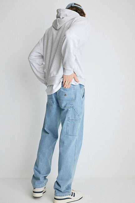 Erkek Oxford Jean Pantolon 0010069-82794 Mavi (2)