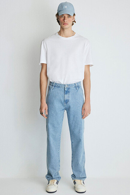 Erkek Oxford Jean Pantolon 0010069-82794 Mavi (3)