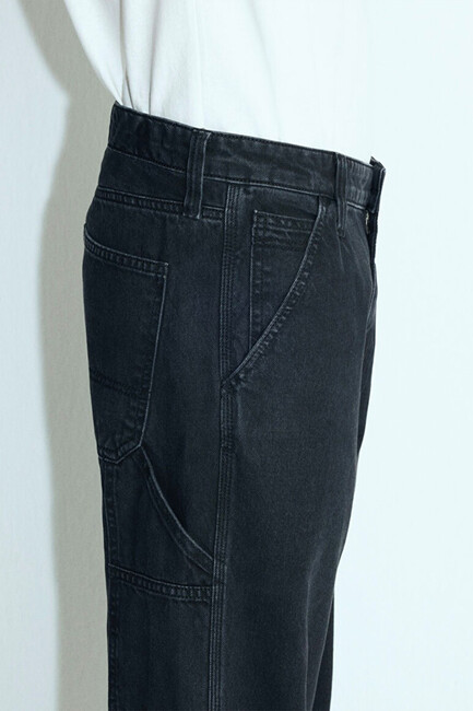Erkek Oxford MV91 Street Jean Pantolon 0010069-82793 Gri - Thumbnail