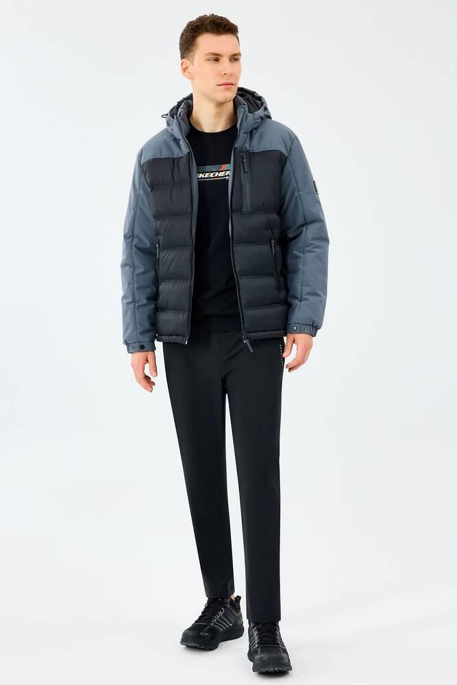 Erkek Padded Ceket S242033-3998 Gri 