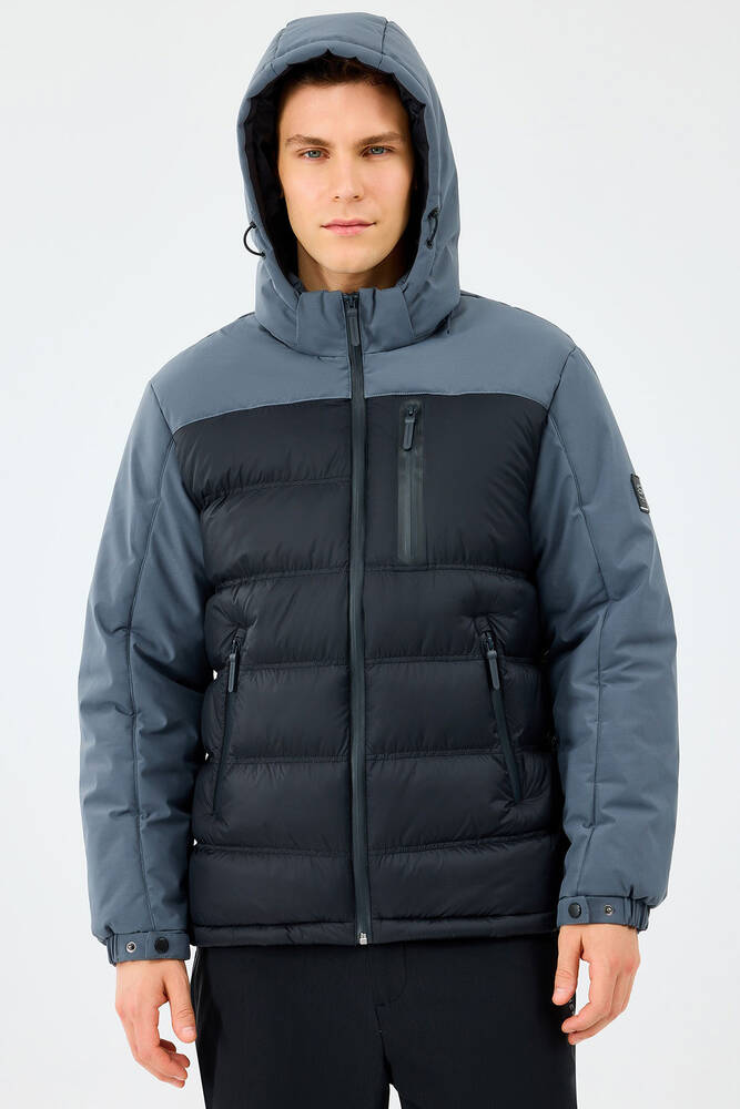 Erkek Padded Ceket S242033-3998 Gri 
