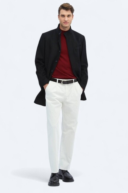 Erkek Kaşmir Palto PLT-149 10151594 Siyah (2)