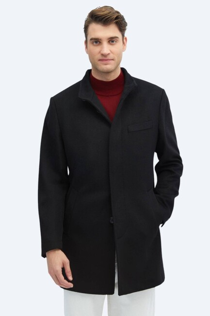 Erkek Kaşmir Palto PLT-149 10151594 Siyah (3)