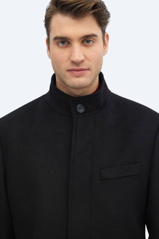 Erkek Kaşmir Palto PLT-149 10151594 Siyah 