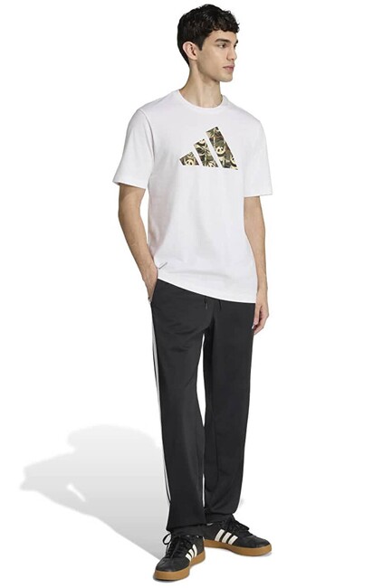 Erkek Panda C Cam Tişört KB4850 Beyaz - Thumbnail