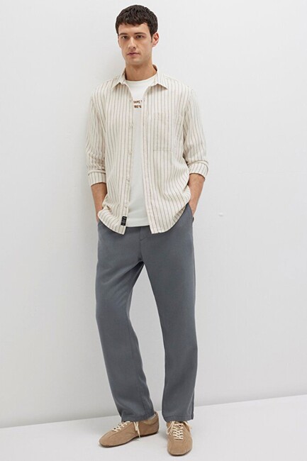 Erkek Pantolon 0010193-80889 Gri (1)