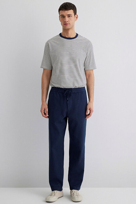 Erkek Pantolon 0010447-70488 Lacivert - Thumbnail