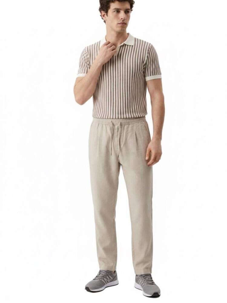 Erkek Pantolon LF2039506 Ekru 