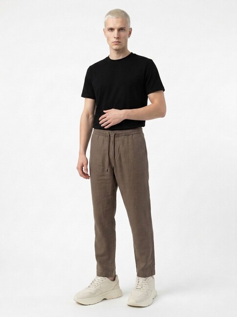 Erkek Pantolon LF2039506 Kahve (1)