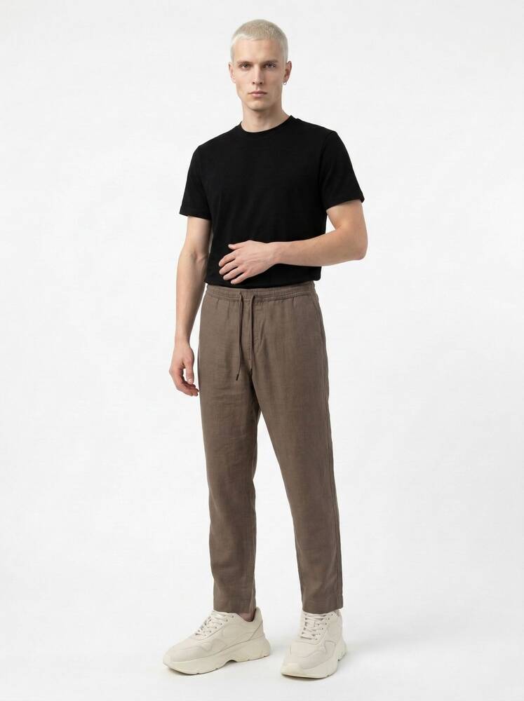 Erkek Pantolon LF2039506 Kahve 