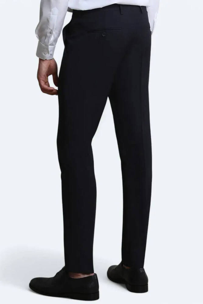 Erkek Yün Karışımlı Dokuma Pantolon PANT-454 10141093 Lacivert 