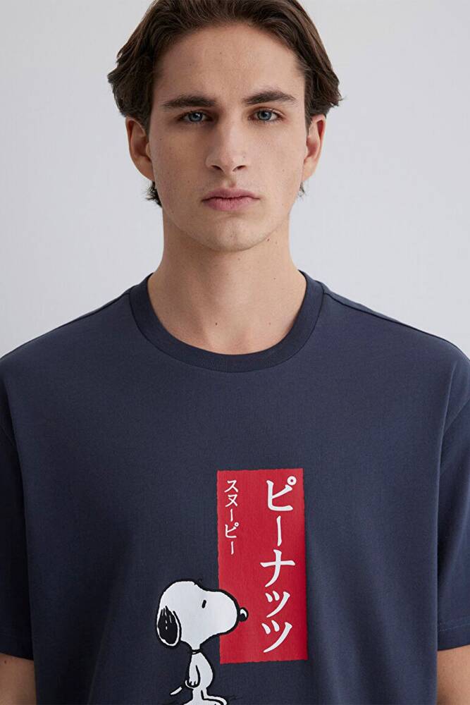 Erkek Peanuts Tişört 0612660-70726 Gri 