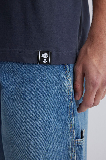 Erkek Peanuts Tişört 0612660-70726 Gri - Thumbnail