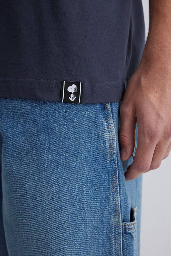 Erkek Peanuts Tişört 0612660-70726 Gri 