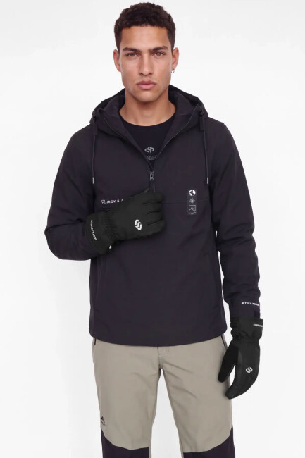Erkek Peısey Skı Gloves Eldiven 12299102 Siyah  (1)