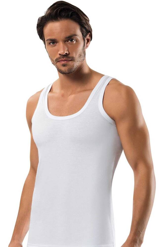 Erkek Penye Atlet 111B1100 Beyaz  - 1