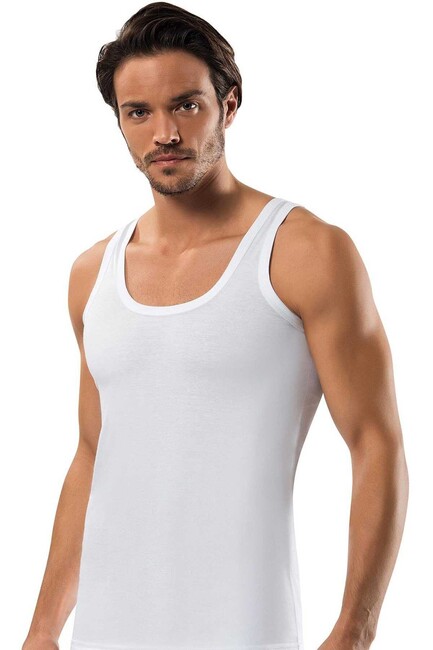 Erkek Penye Atlet 111B1100 Beyaz (2)