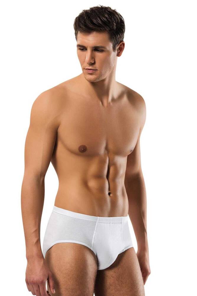 Erkek Penye Slip 111B1300 Beyaz  - 1