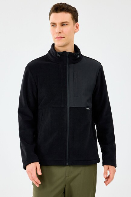 Erkek Polar Ceket S2520130-3817 Siyah (1)
