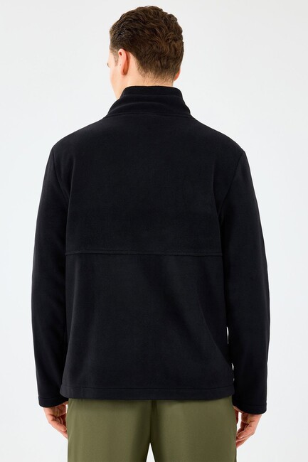 Erkek Polar Ceket S2520130-3817 Siyah (2)
