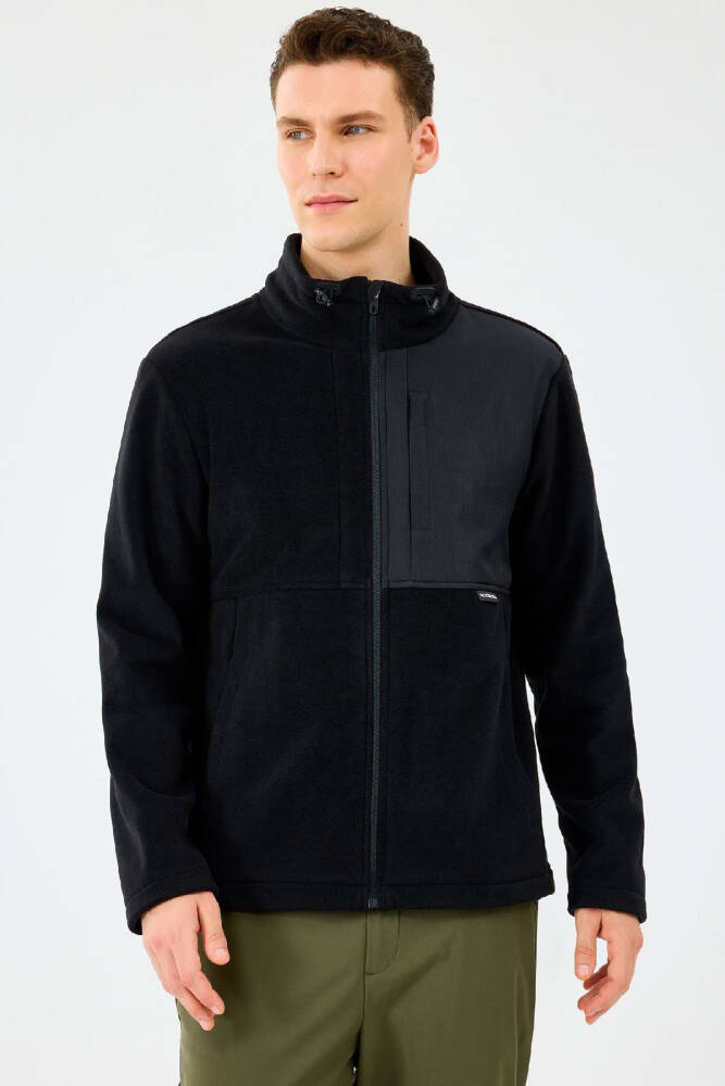 Erkek Polar Ceket S2520130-3817 Siyah  - 1