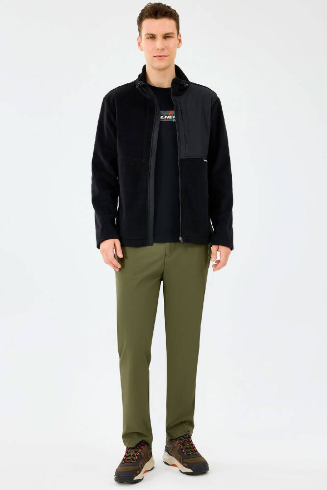 Erkek Polar Ceket S2520130-3817 Siyah  - 3
