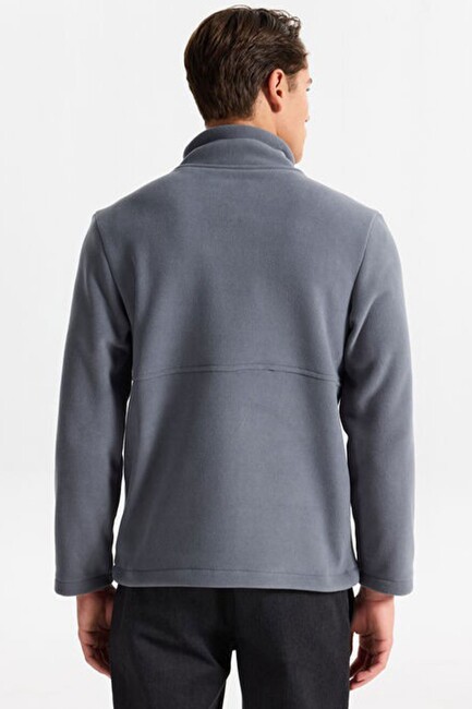 Erkek Polar Ceket S2520130-3998 Gri - Thumbnail
