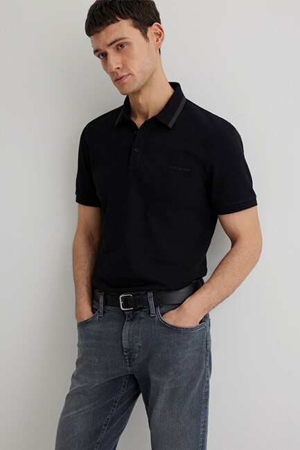Erkek Polo Tişört 0611829-900 Siyah (3)