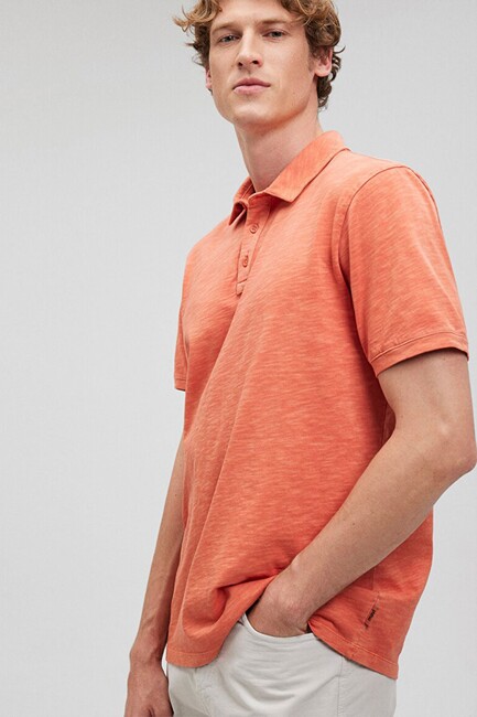 Erkek Polo Tişört 0611858-70439 Turuncu (2)