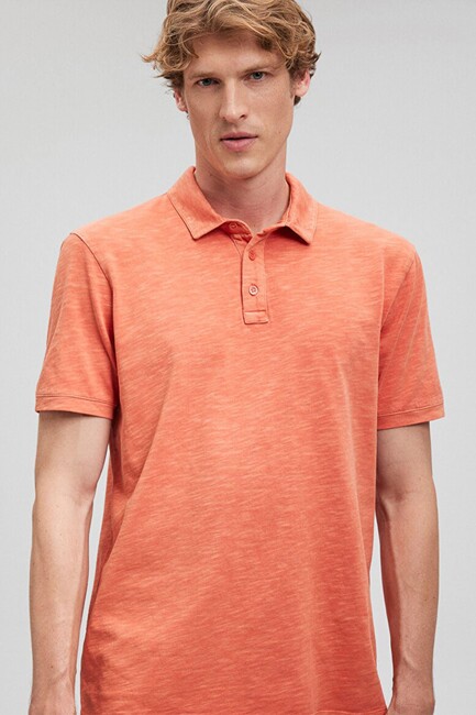 Erkek Polo Tişört 0611858-70439 Turuncu (3)