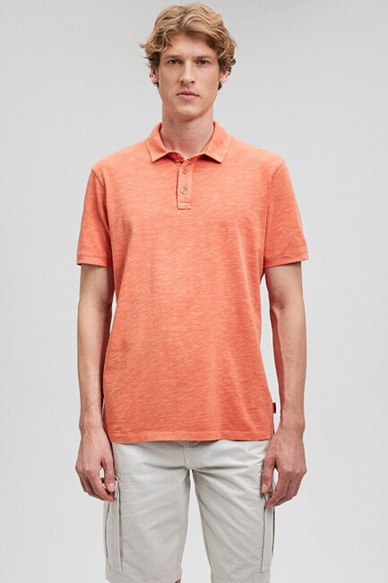Erkek Polo Tişört 0611858-70439 Turuncu (1)