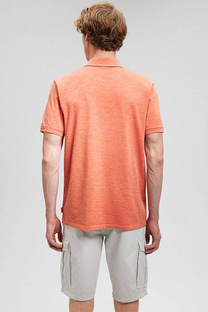 Erkek Polo Tişört 0611858-70439 Turuncu 