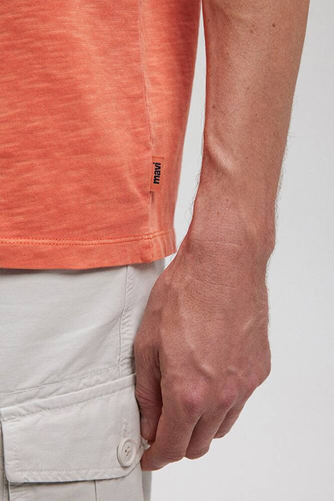Erkek Polo Tişört 0611858-70439 Turuncu 