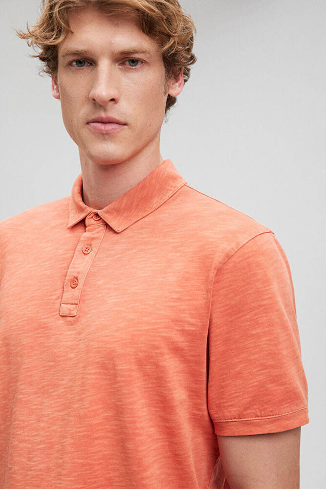 Erkek Polo Tişört 0611858-70439 Turuncu 