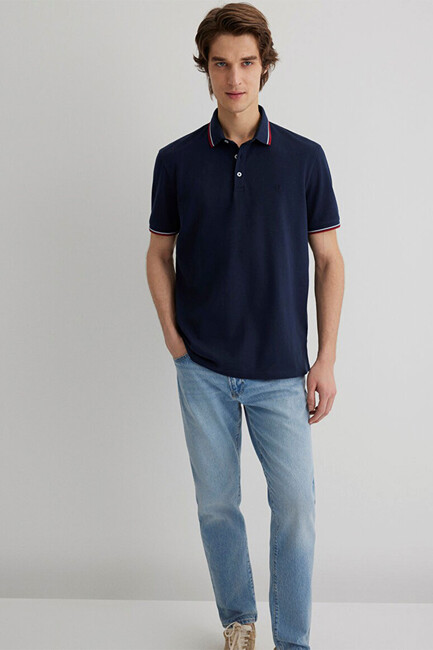 Erkek Polo Tişört 0611938-82318 Lacivert (2)