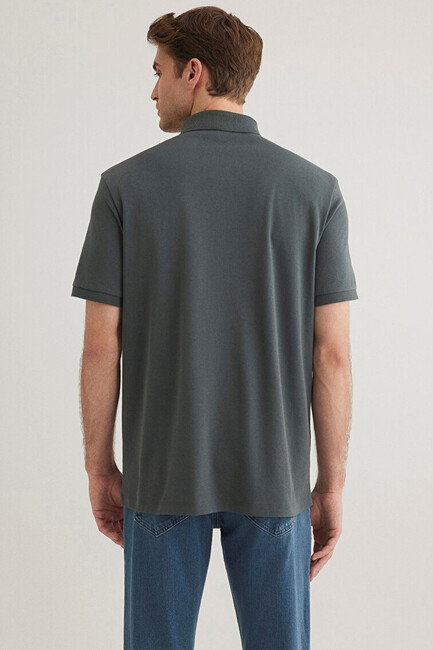 Erkek Polo Tişört 0612520-71598 Yeşil - Thumbnail