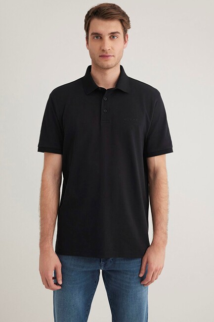 Erkek Polo Tişört 0612520-900 Siyah - Thumbnail