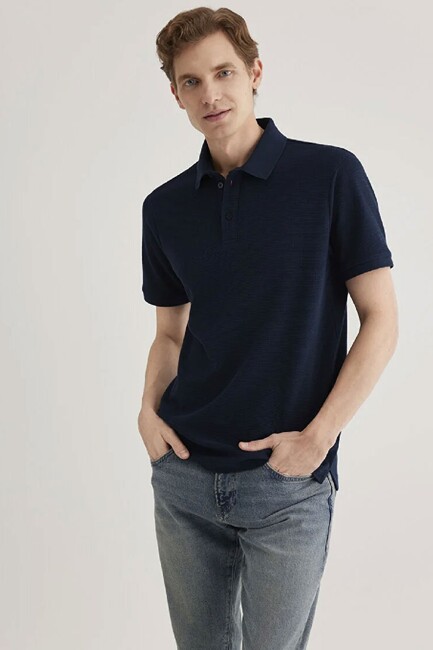 Erkek Polo Tişört 0612521-70490 Lacivert (1)