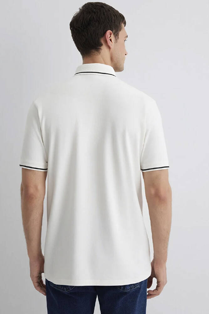 Erkek Polo Tişört 0612648-70057 Ekru 