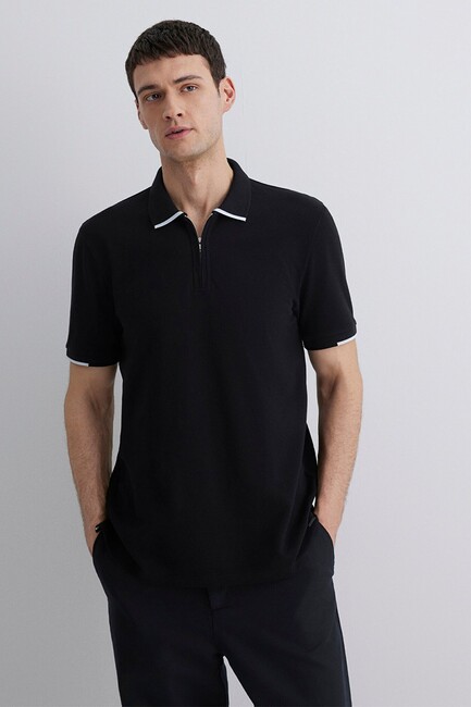 Erkek Polo Tişört 0612654-900 Siyah (3)