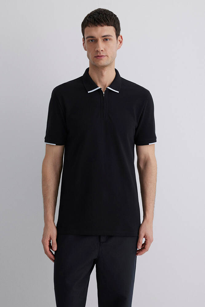 Erkek Polo Tişört 0612654-900 Siyah 